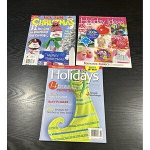 Vintage Holiday Christmas Magazine Lot Of 3 Pack O Fun Ideas & Things to make